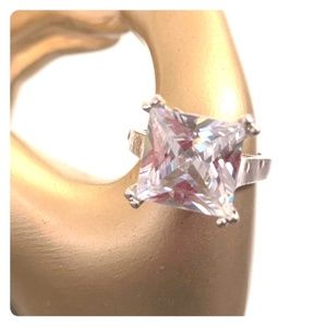 GORGEOUS .925 Stamped cz Cocktail ring